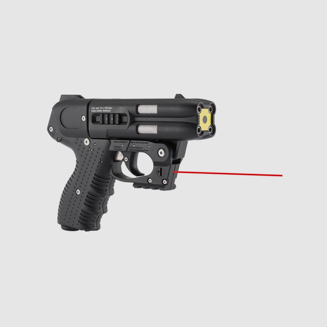 Pistole mit Tränengas PIEXON JPX4 PRO Laser Jet Protector