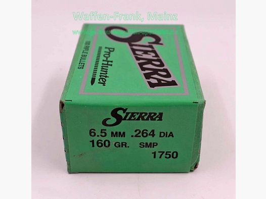 Sierra Bullets, Santa Fe Büchsengeschosse 6.5mm (.264)