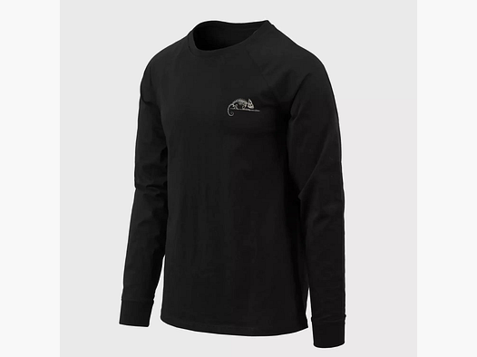 Helikon-Tex Longsleeve Logo - Negro / 3XL