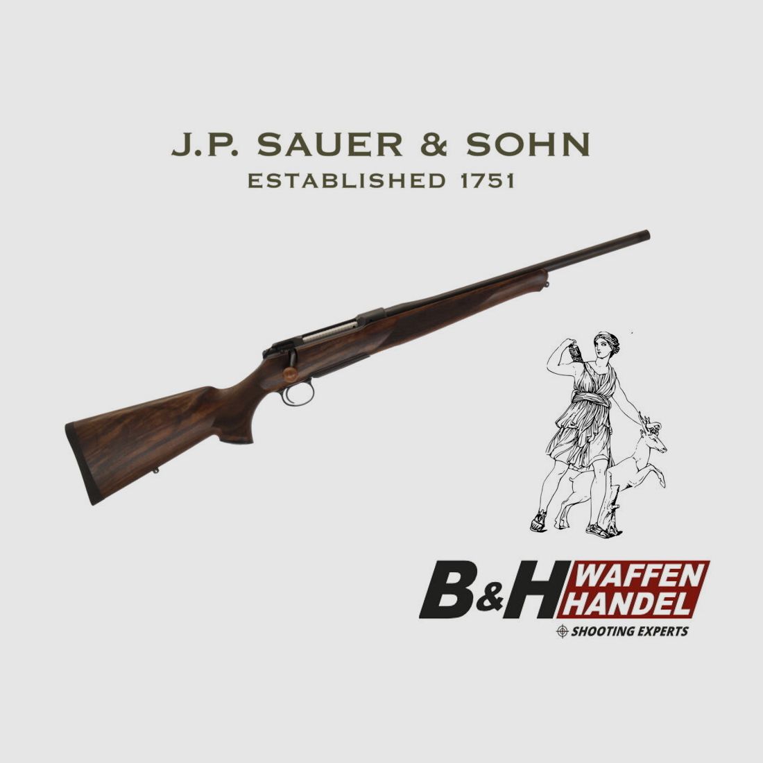 Sauer & Sohn S101 Artemis Select / Gwint lufowy dla kobiet - kolba