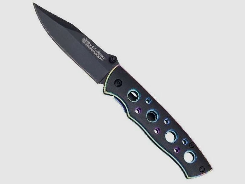 S&W Extreme Ops schwarz Rainbow Taschenmesser