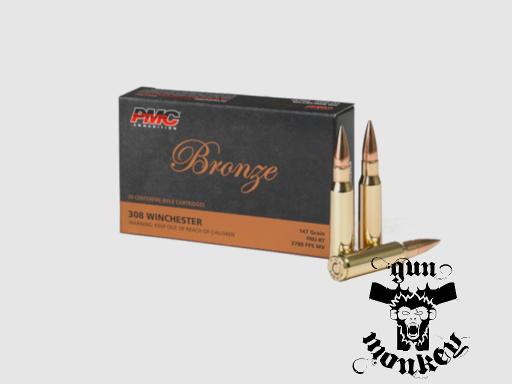 Amunicja kulowa PMC kal. .308Win 147gr FMJ-BT (1op=20szt)