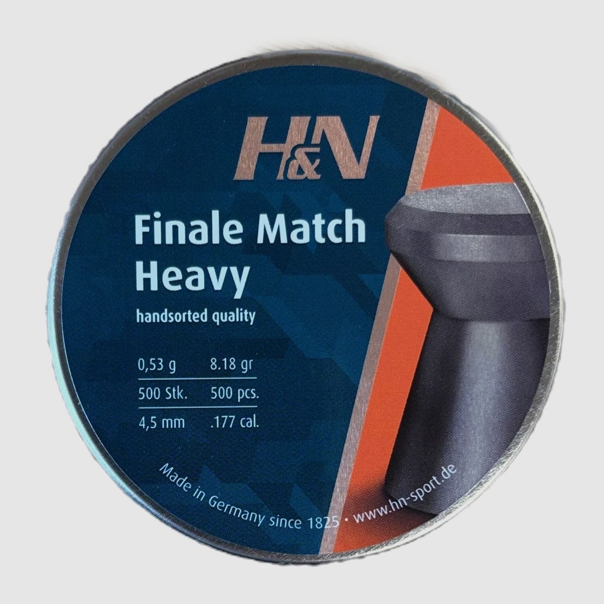 Diabolos HN Finale Match Heavy 4.5mm 8.18g