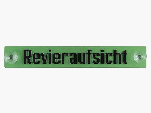 Fritzmann Hinweisschild - Revieraufsicht