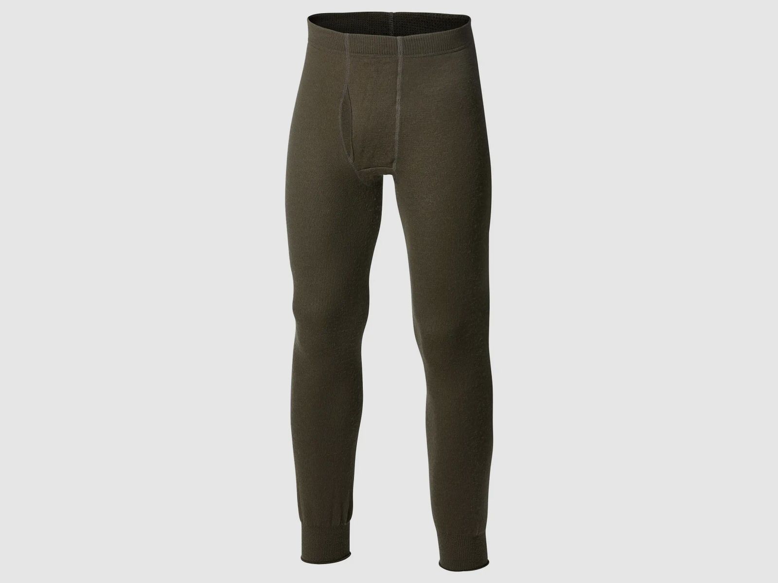 Woolpower Long Johns Man 400 Thermo-Unterhose mit Eingriff (Pine Green)