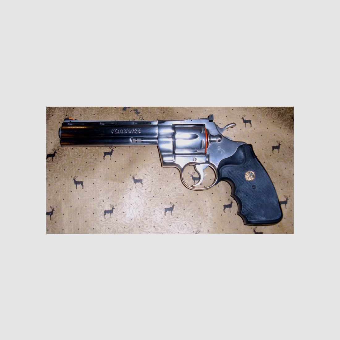 Colt Python Stainless Revolver 357 Magnum 6 Zoll