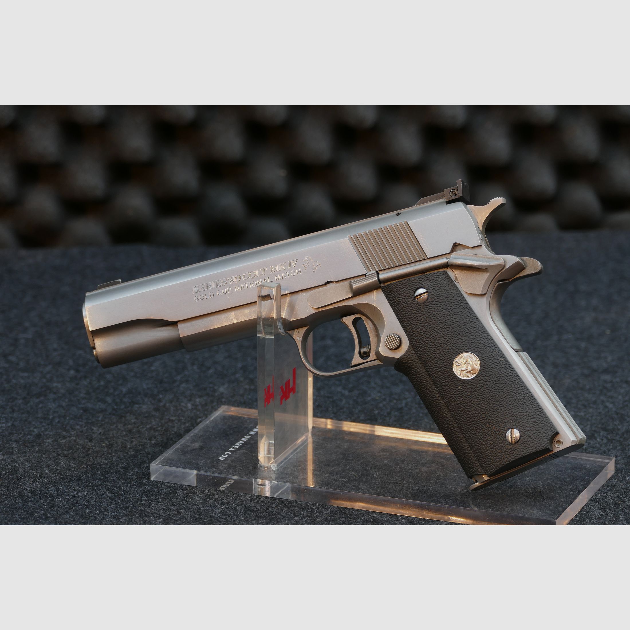 Colt Series 80 MK IV — Gold Cup National Match — .45 Auto (.45 ACP), stainless steel
