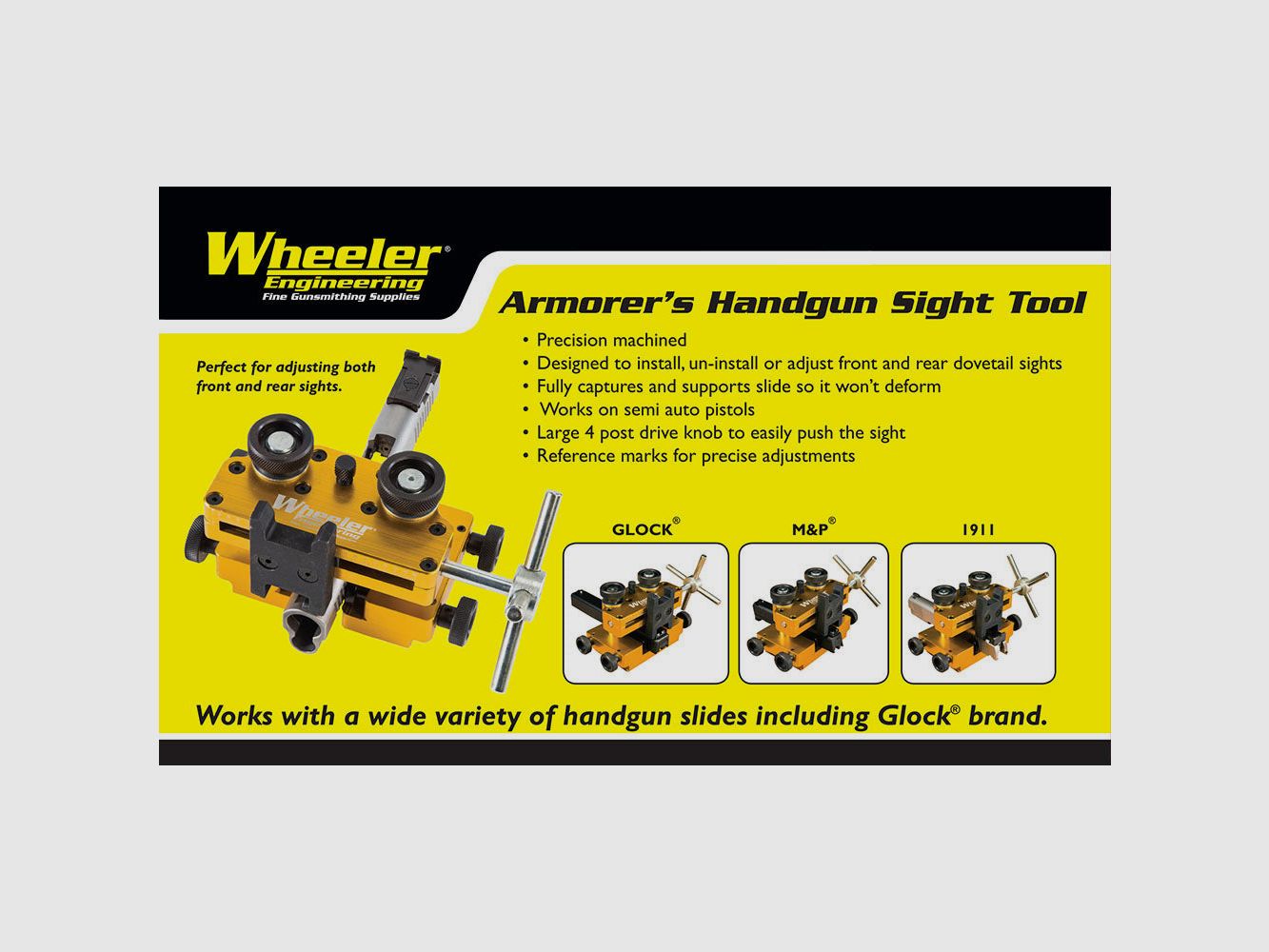 Herramienta de Visor de Pistola Wheeler Armorer, imagen 2 de 2