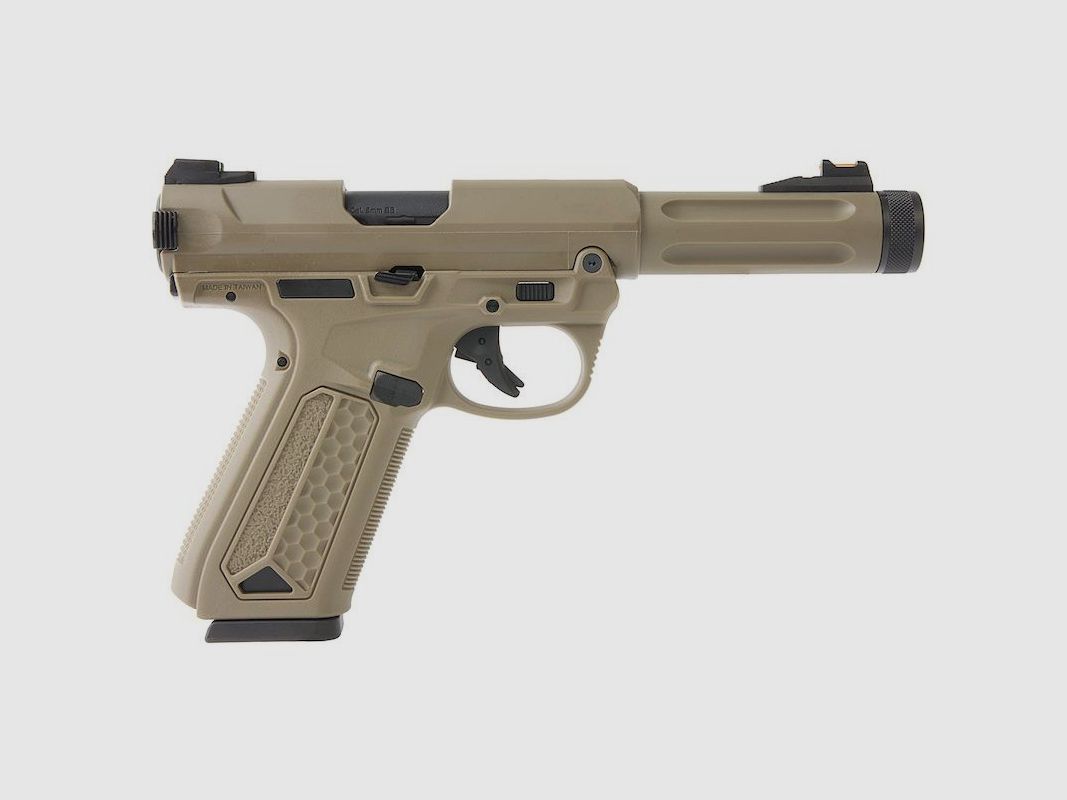 Pistolet airsoft 6mm AAP01 gaz tan