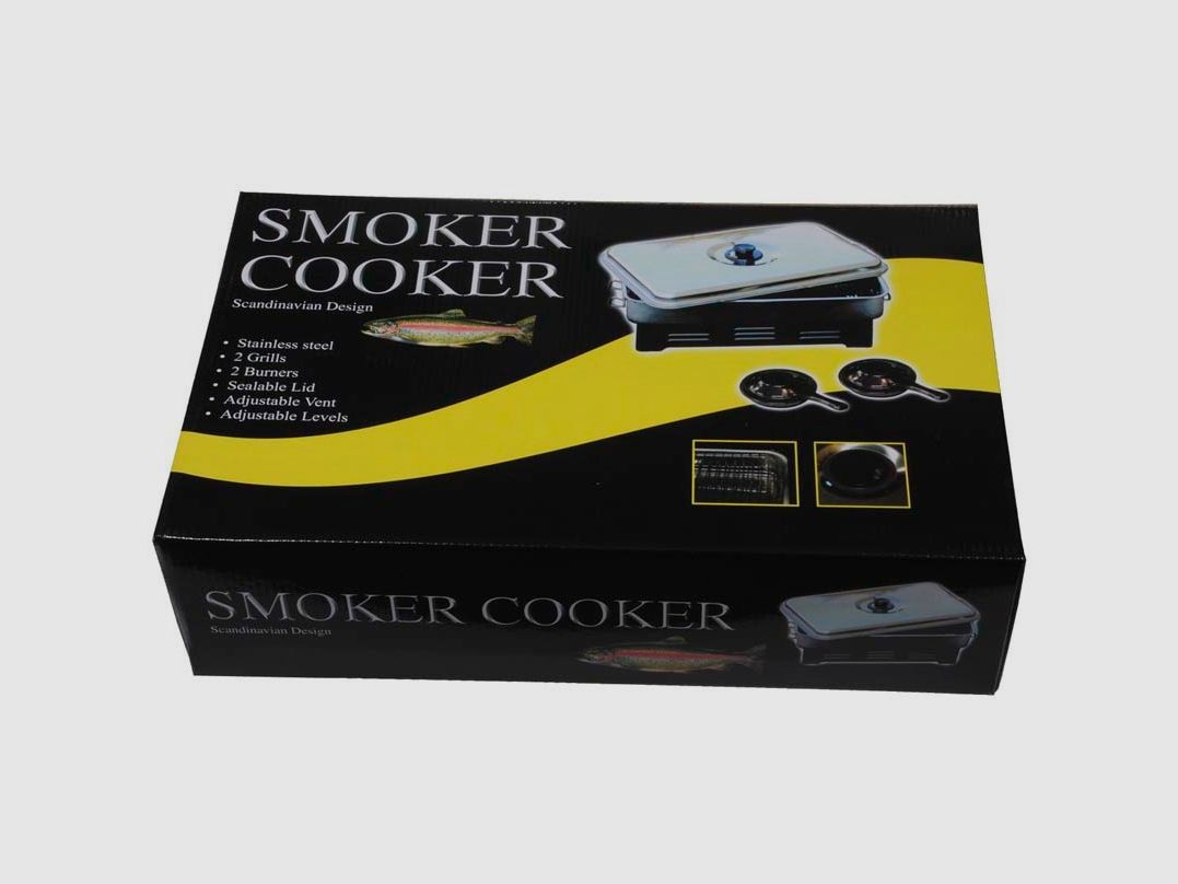 Wiggler Rök Acciaio Inossidabile 2 Bruciatori 42x28 cm