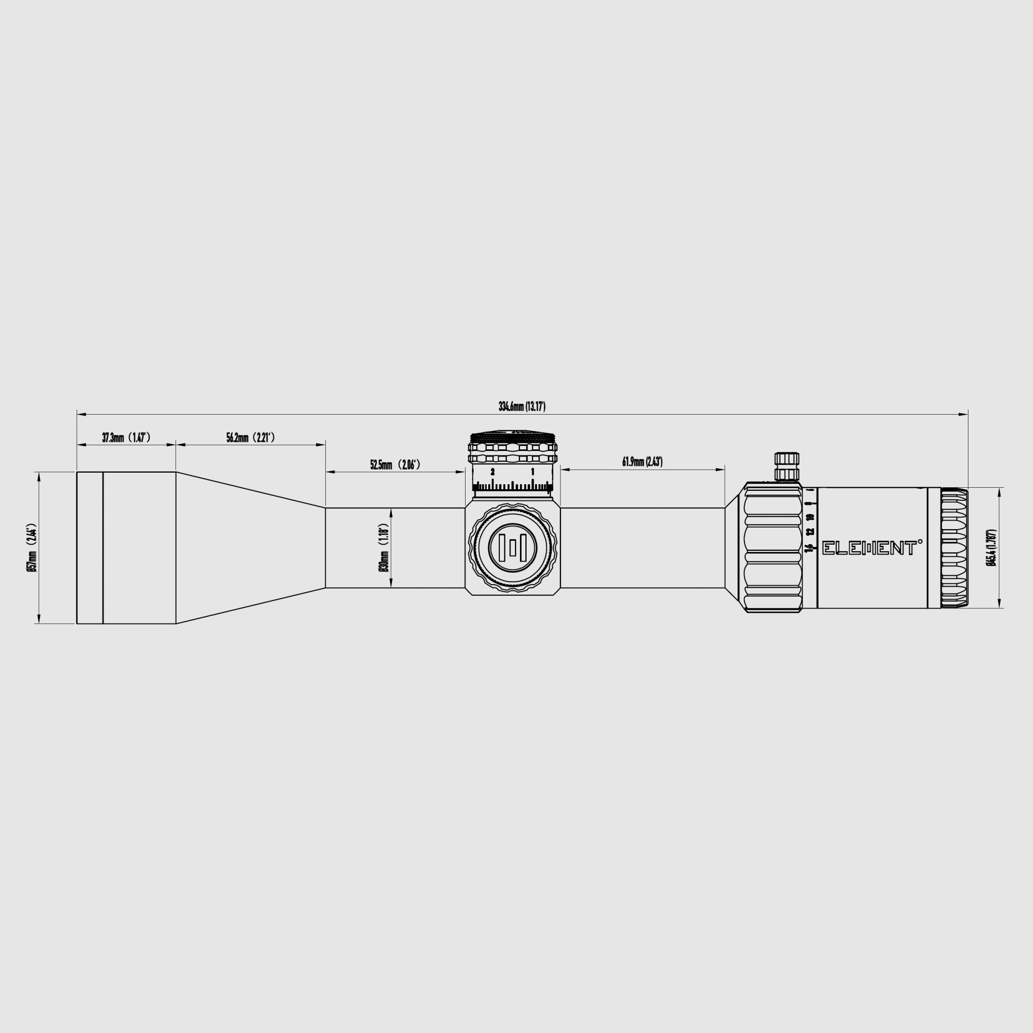 Element Optics Helix HDLR 2-16×50 SFP, billede 2 af 4
