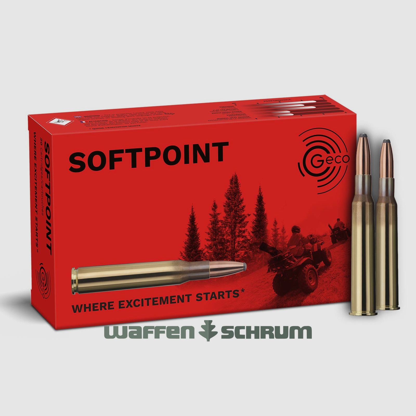 Geco 7x65R Teilmantel/SP 10,7g - 165gr