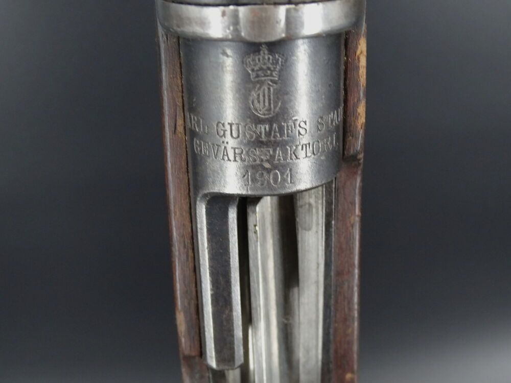 Carl Gustav's Swedish Mauser M96 matching number from 1901 M96
