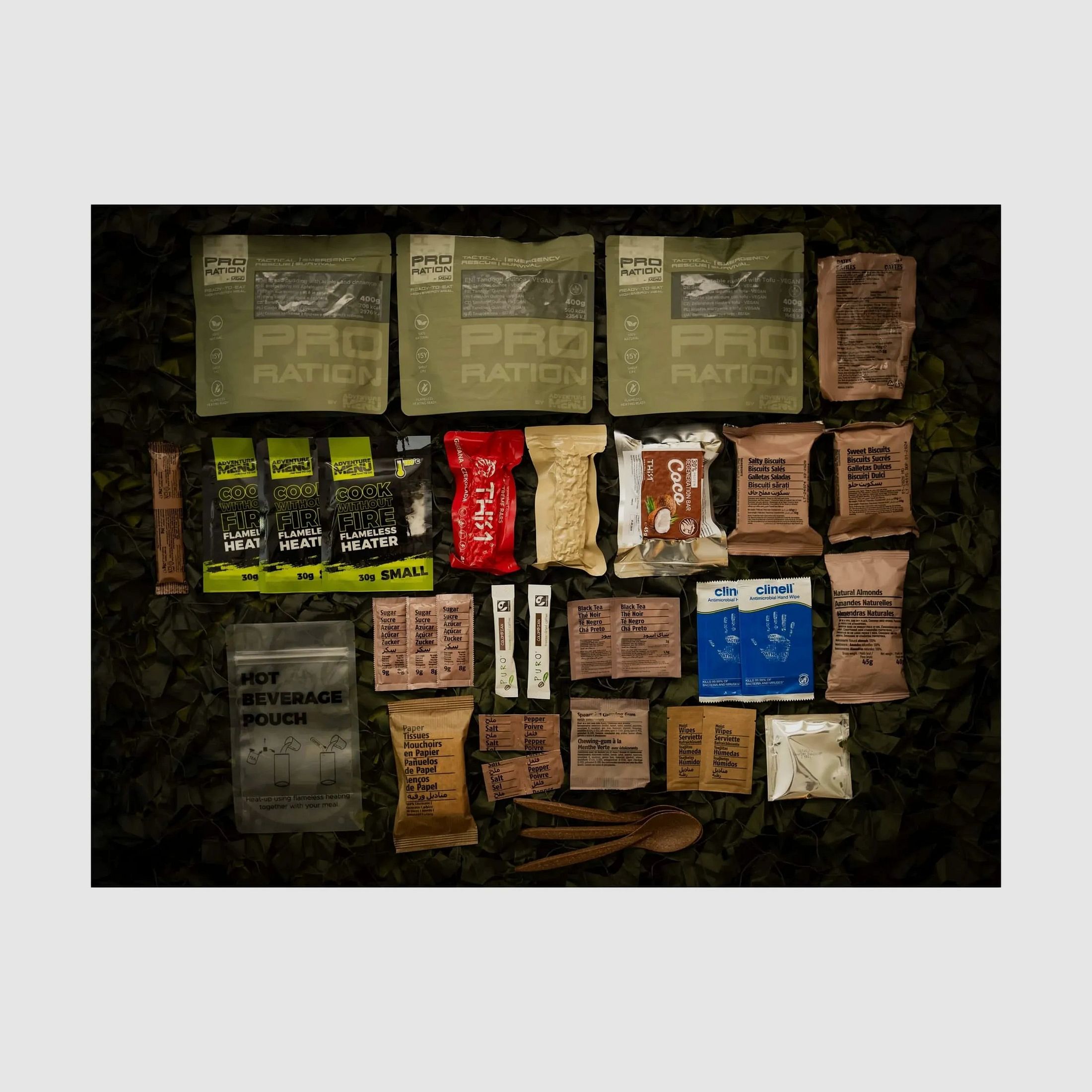 Tagesration Ultimate Tactical Ration Full Day vegetarisch