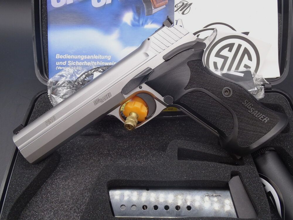 SIG Sauer P210 Super Target 5" Silver Made in Germany P210 Super Target