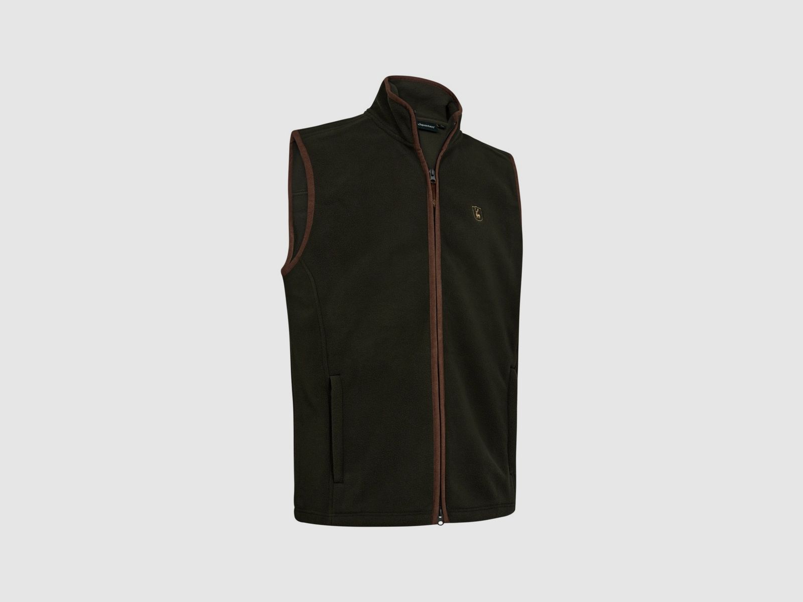 DEERHUNTER Cumbria Fleece Weste Forest Ember
