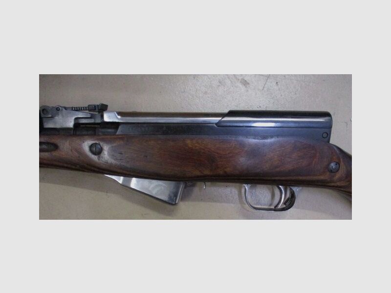 Fucile semiautomatico SKS 7,62x39 omologato per uso sportivo, calcio in legno stratificato SKS