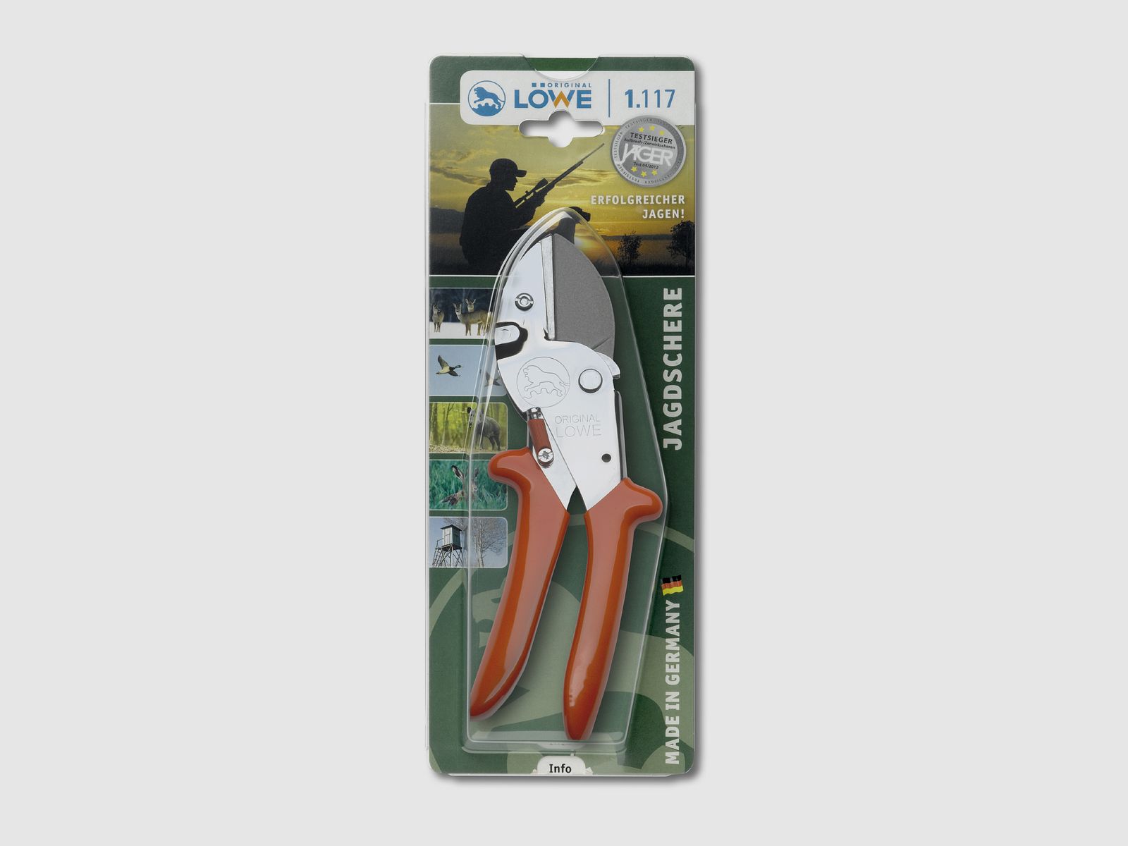 Hunting scissors lion