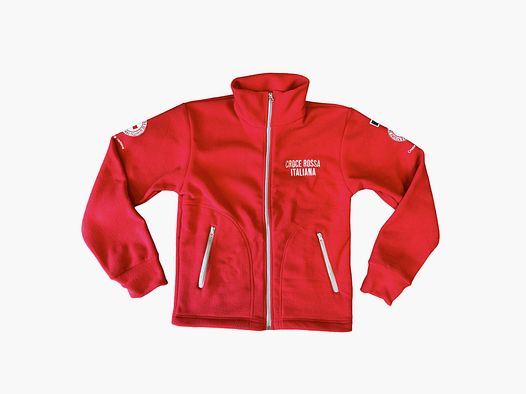 CROCE ROSSA ITALIANA – PILE FULL ZIP Rosso CRI