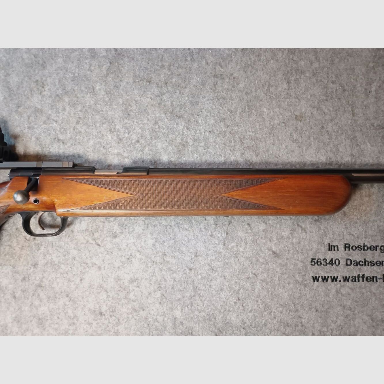 Anschütz Mod. 54 Match met diopter houten kolf