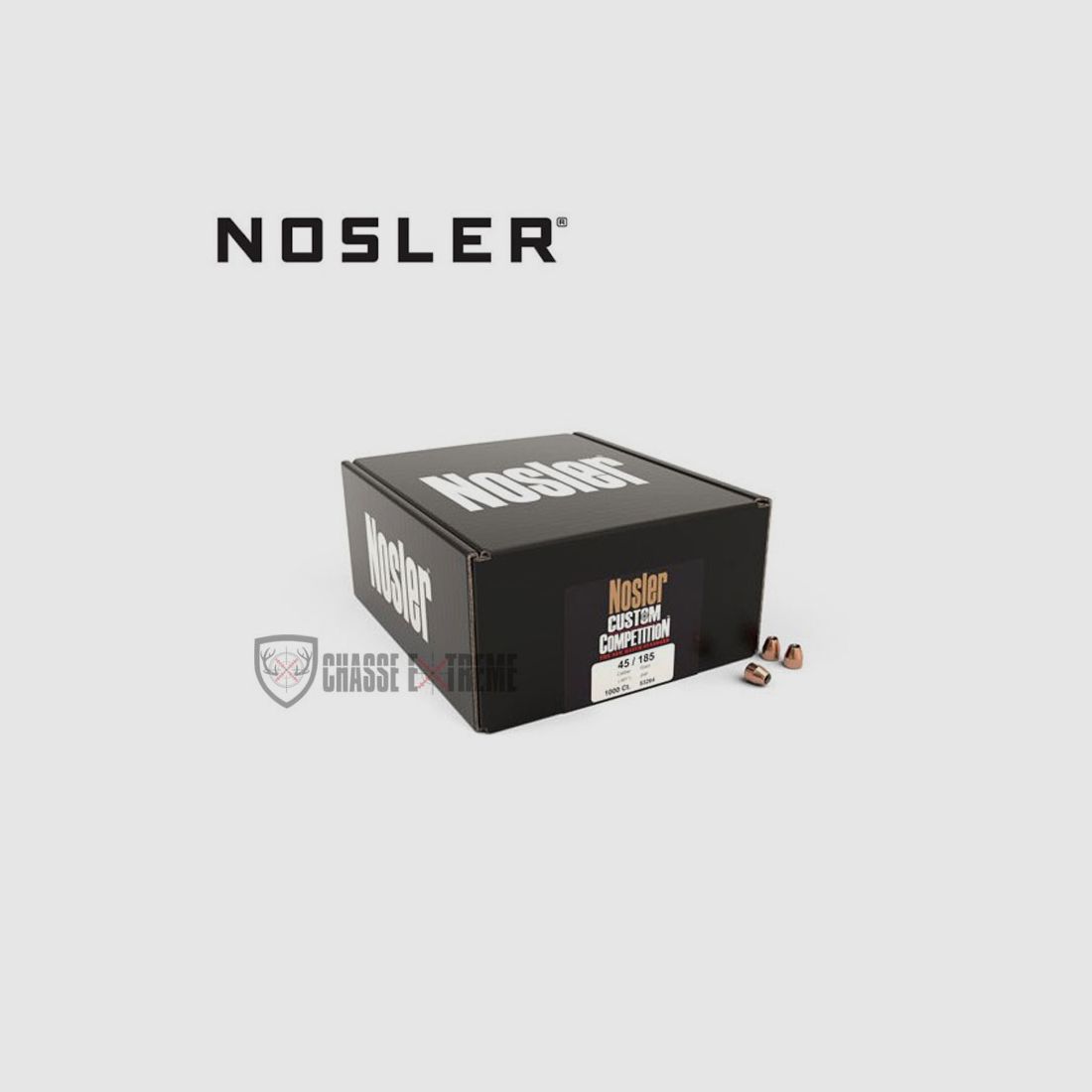 1000 Proiettili NOSLER Cal.45 185gr Jhp