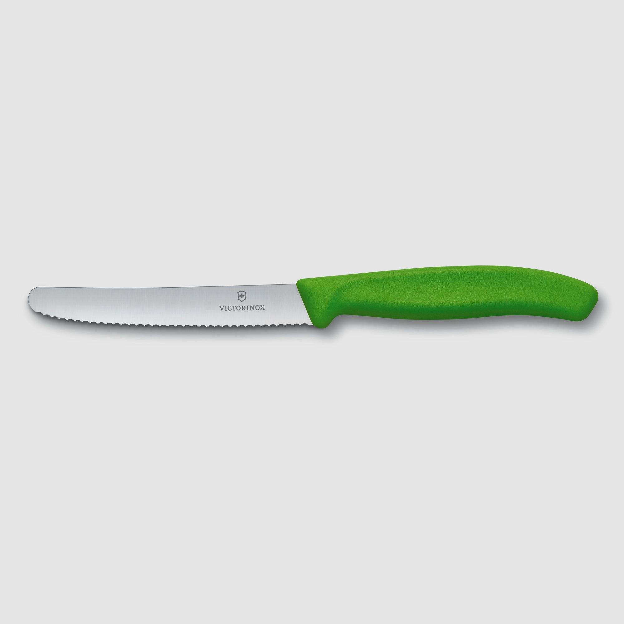 Tomatenmesser Swiss Classic Wellenschliff grün 11 cm