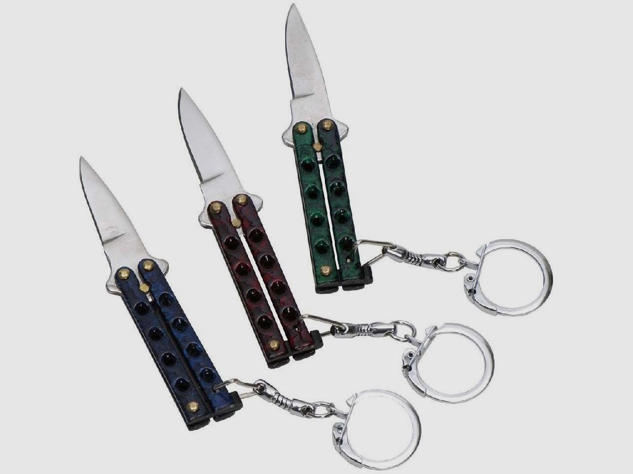 kolorowe mini-butterfly breloczki 12 sztuk w pudełku