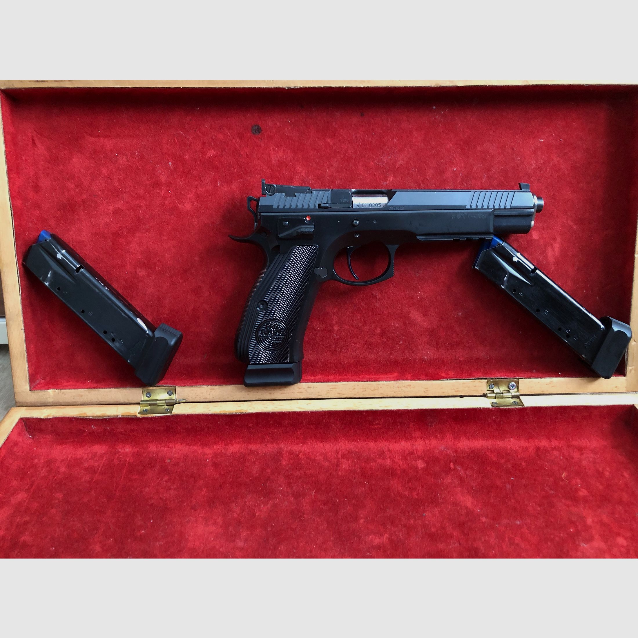 Pistol of the type CZ Taipan Pro Tuning in caliber 9 mm Luger