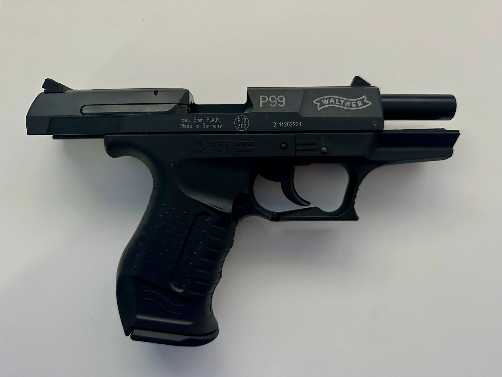 Walther P99 pistolet alarmowy 9mm P.A.K. czarny