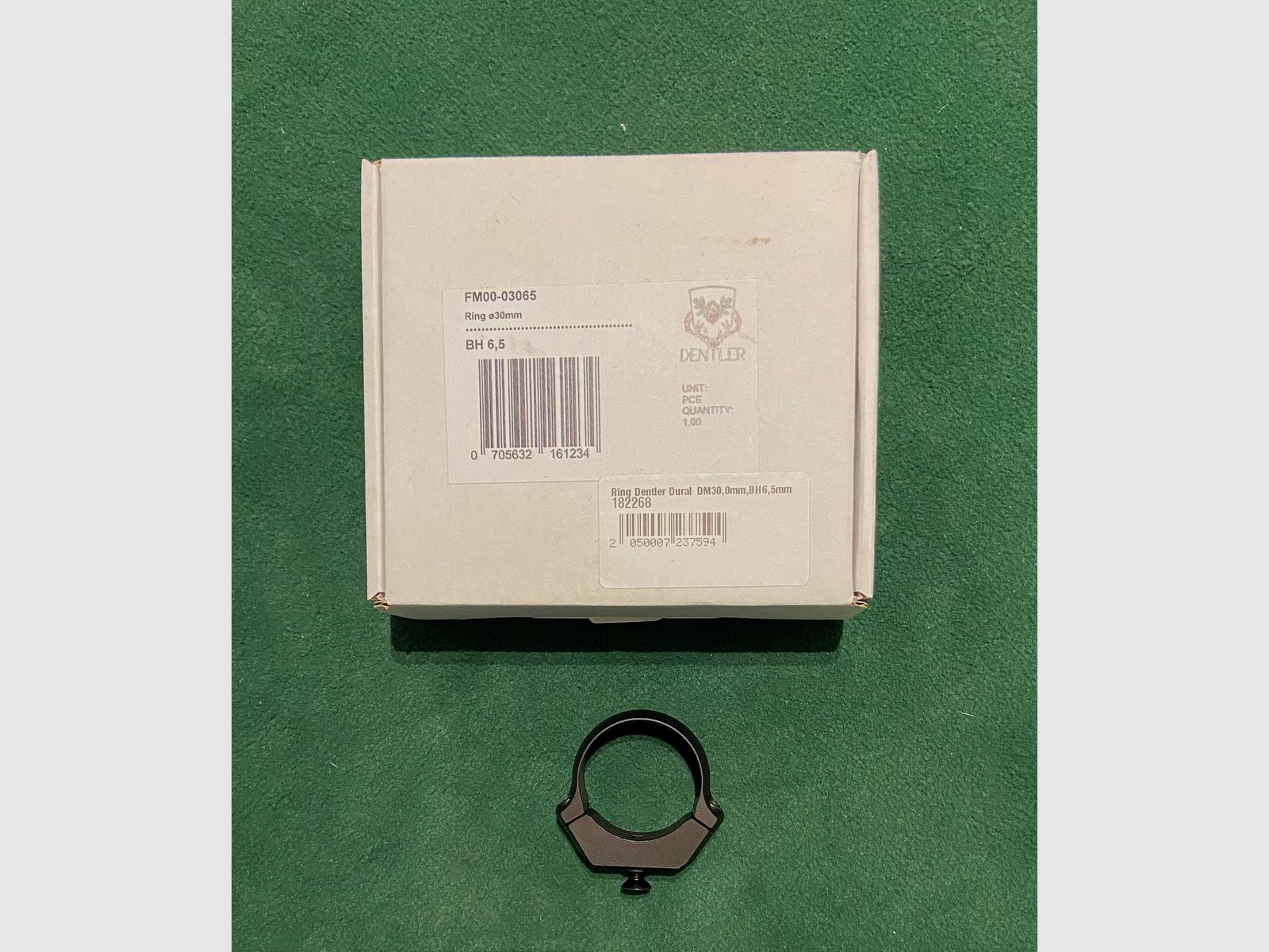 Dentler Montagering - 1x Modulring BASIS Ring Ø 30 mm BH = 6,5 mm (Aluminium)