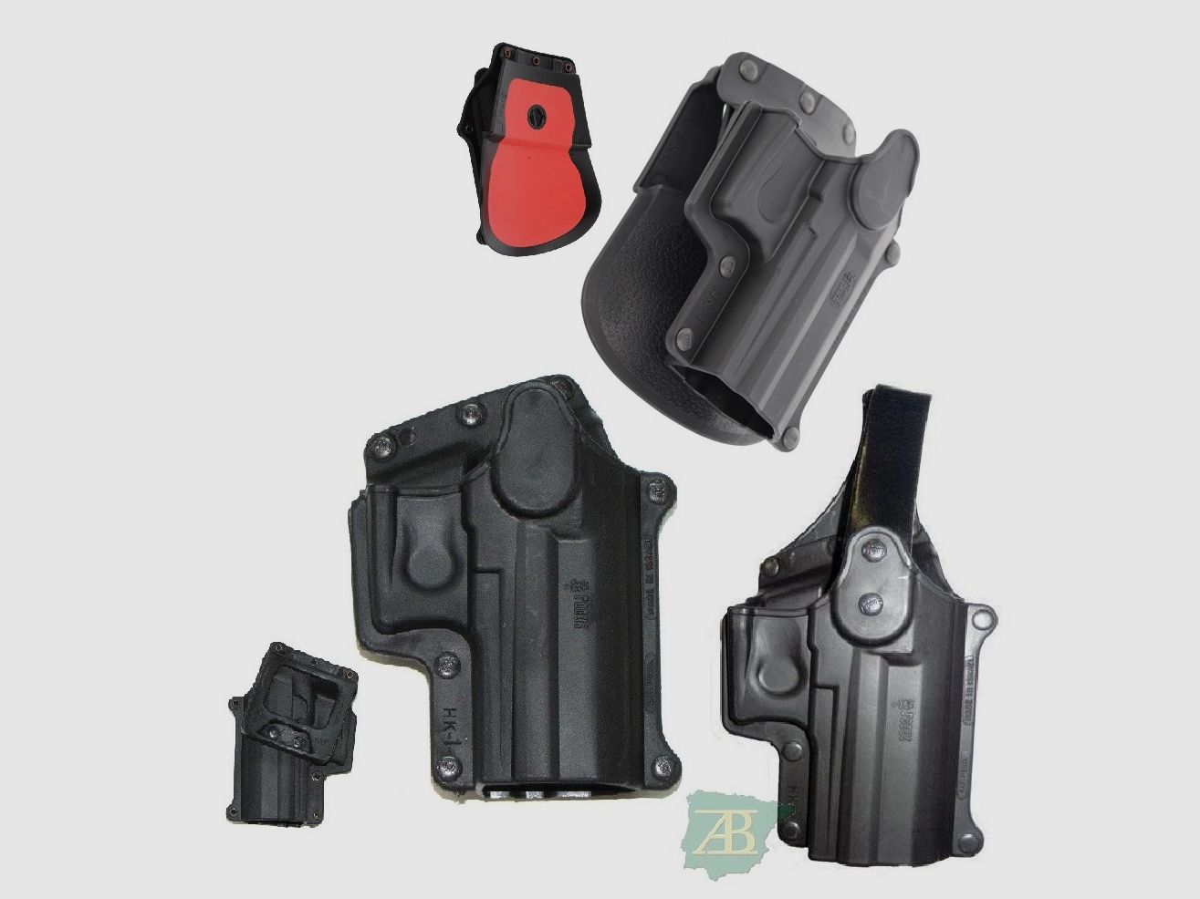 Holster Pistole HK USP FOBUS aus Polymer