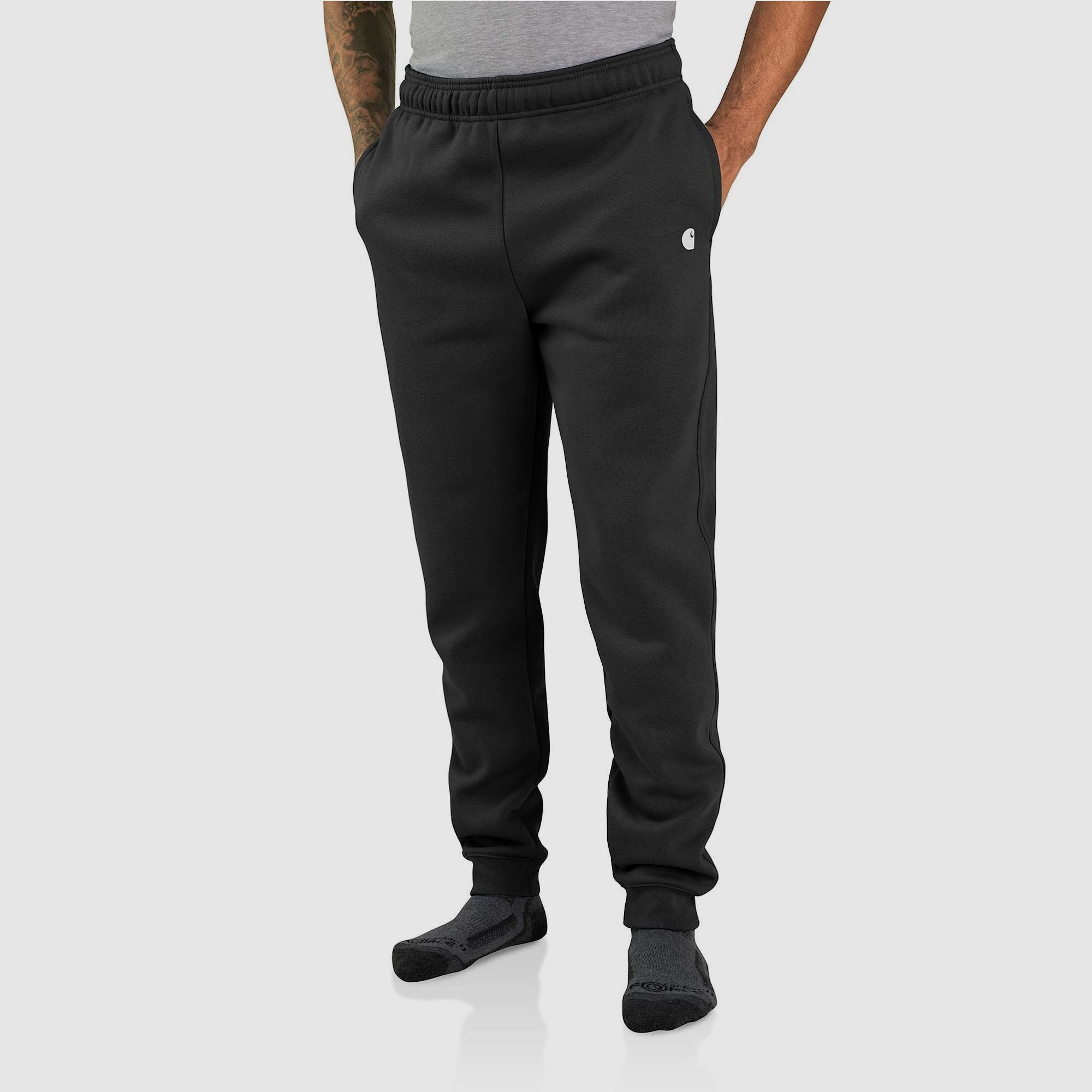 Carhartt Midweight Tapered Sweatpants Men's Black L