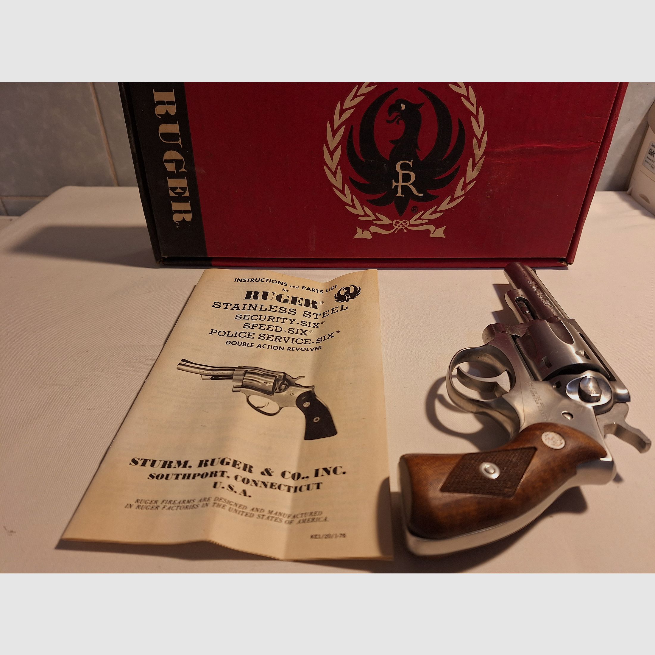 Ruger Revolver stainless steel