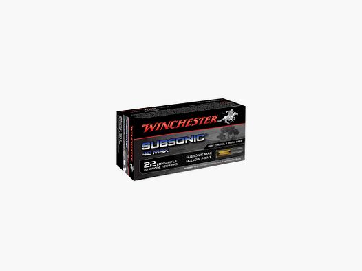 PUDEŁKO Z 50 PATRONAMI WINCHESTER SUBSONIC CAL.22LR HP 42GR