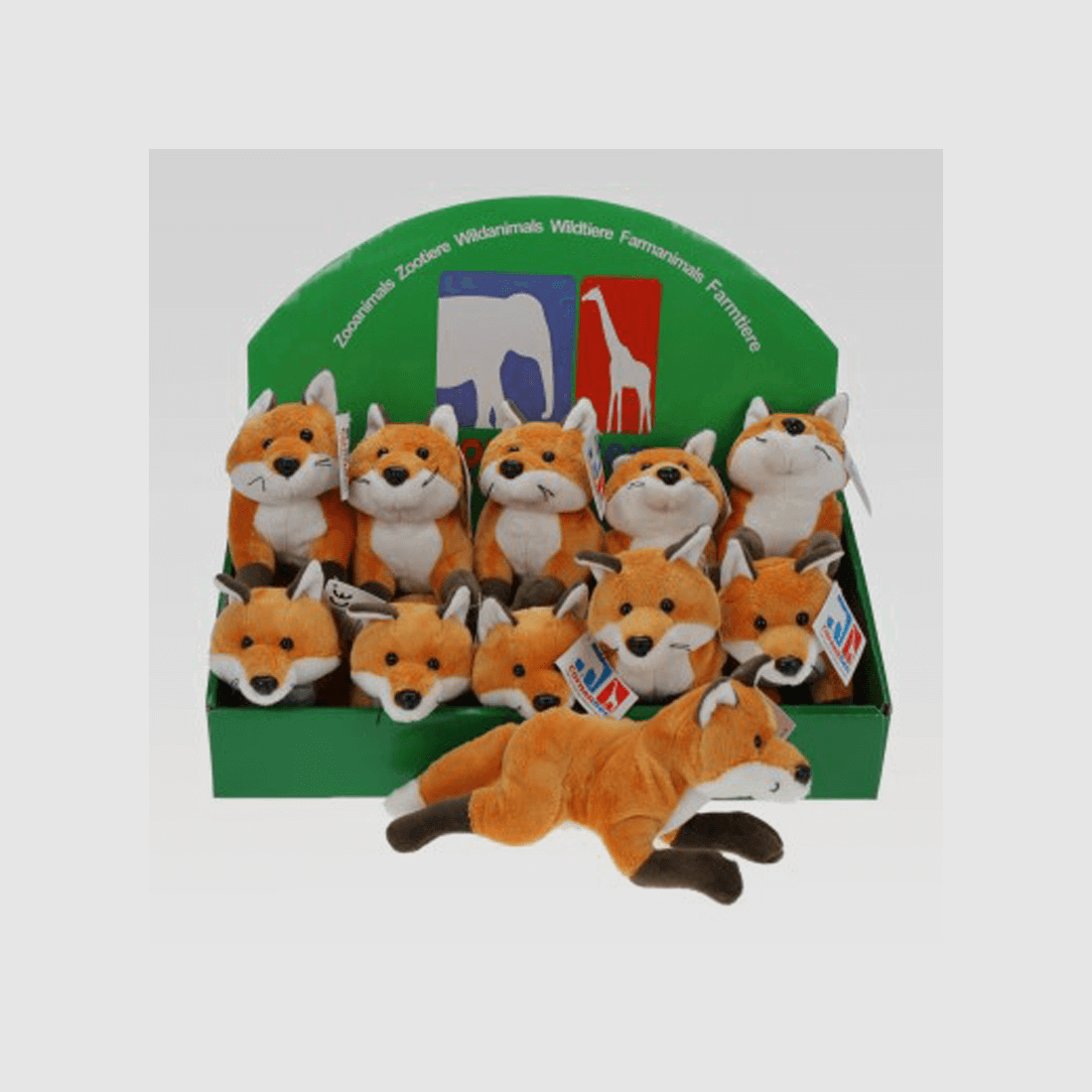 Plüschtier laufender Fuchs