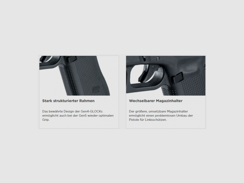 Pistolet d'alarme GLOCK 17 Gen5 9mm P.A.K., image 8 sur 9