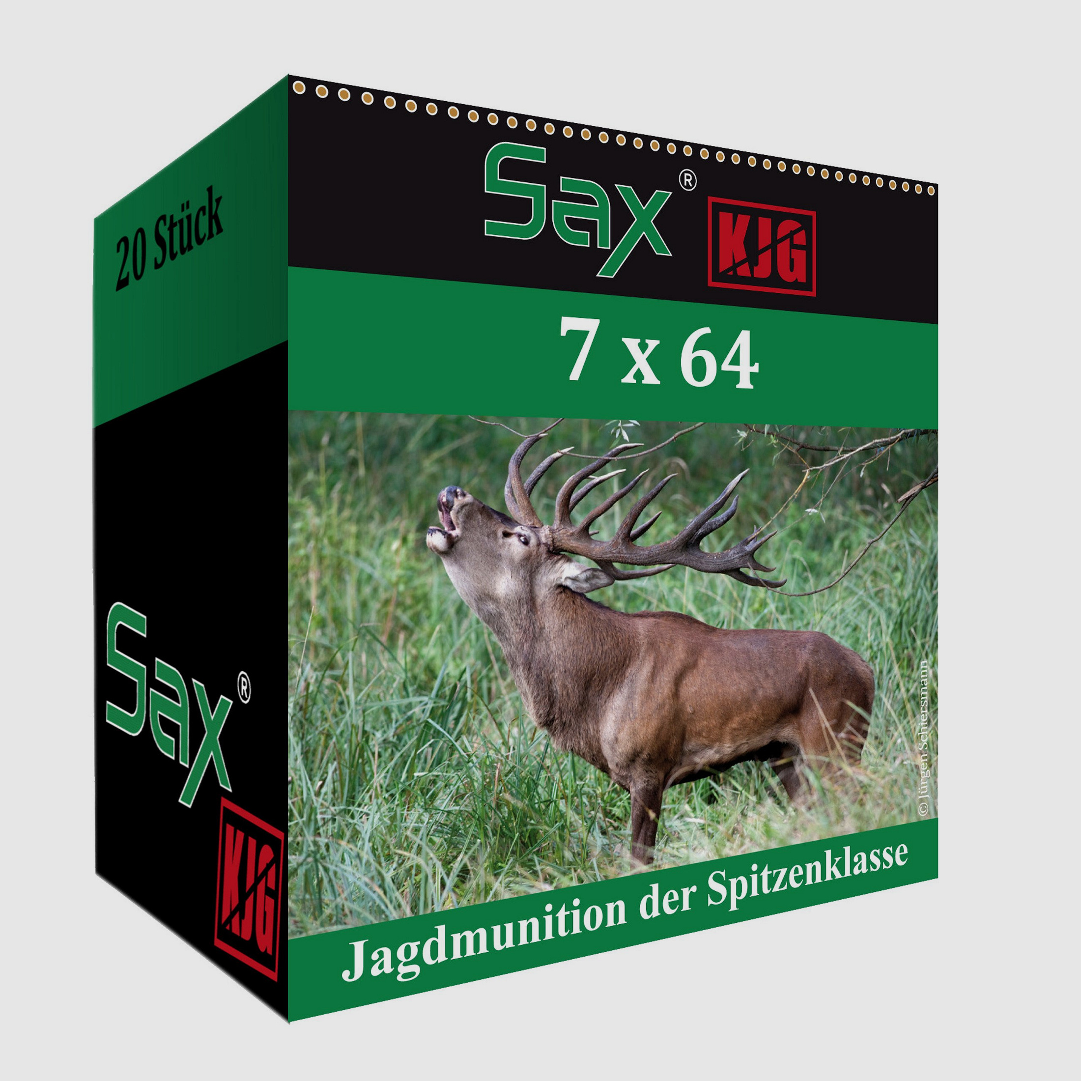 Sax rifle cartridges KJG-SR 7x64. 104 grains