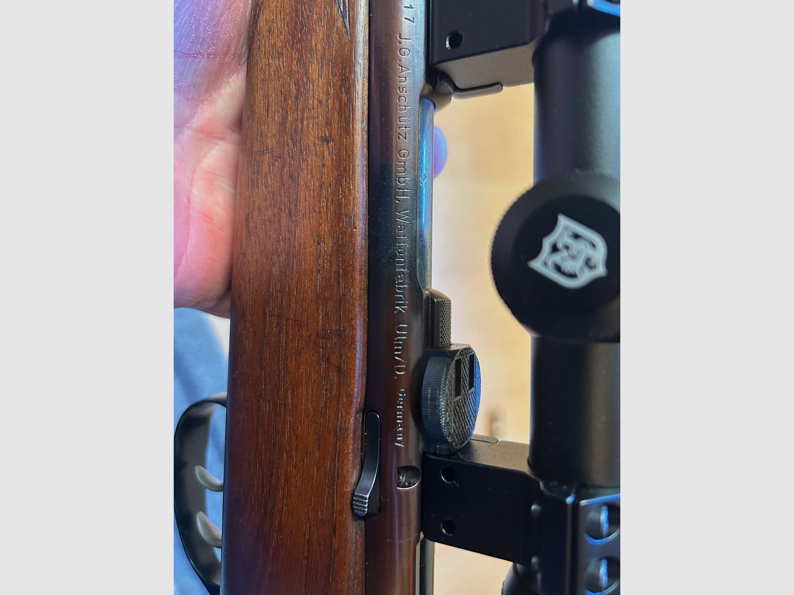 Repetidor Anschütz Cal. 22.Hornet