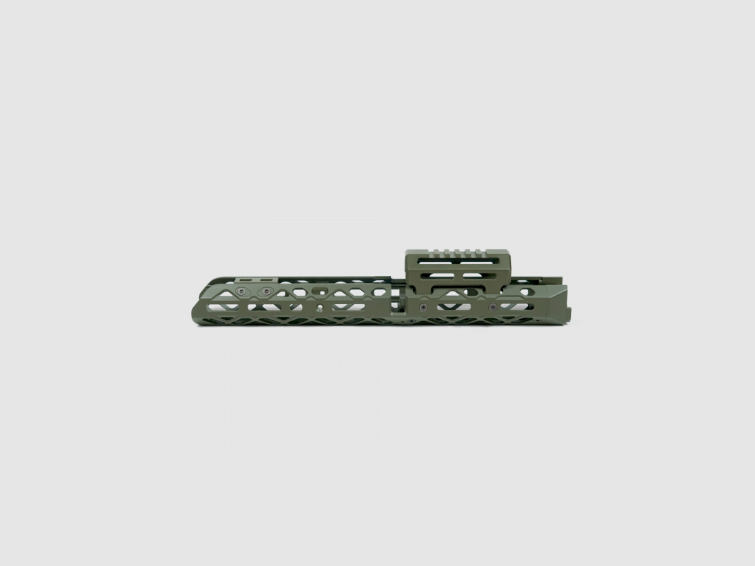 KPYK Langer AK M-LOK Handschutz mit kurzem Gasrohrcover CRC 1U004A OD Green