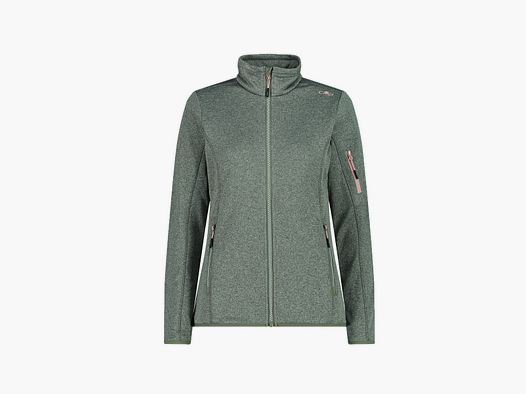 CMP Damas Knit-Tech-Fleece con capa interior de malla menta