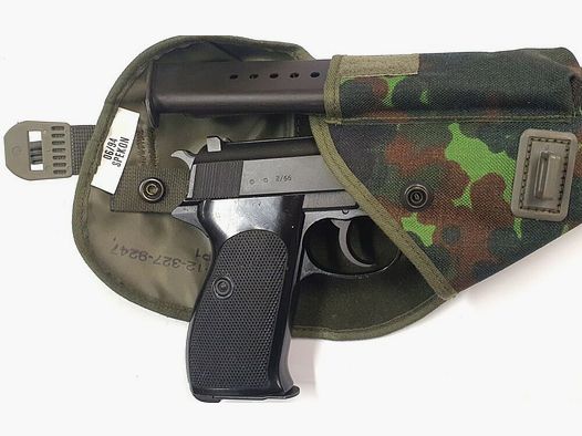 Walther P1 in caliber including accessories