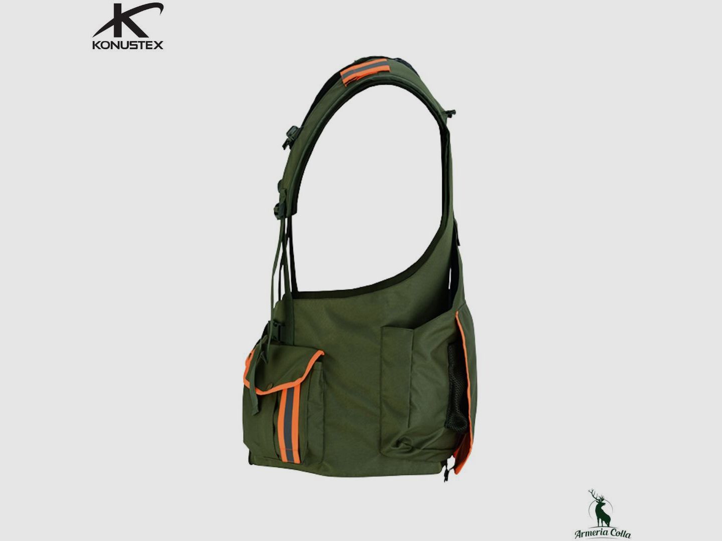 Konustex Trisacca High Visibility mod. Geniox 2.0 col. Orange/Green, image 4 of 4