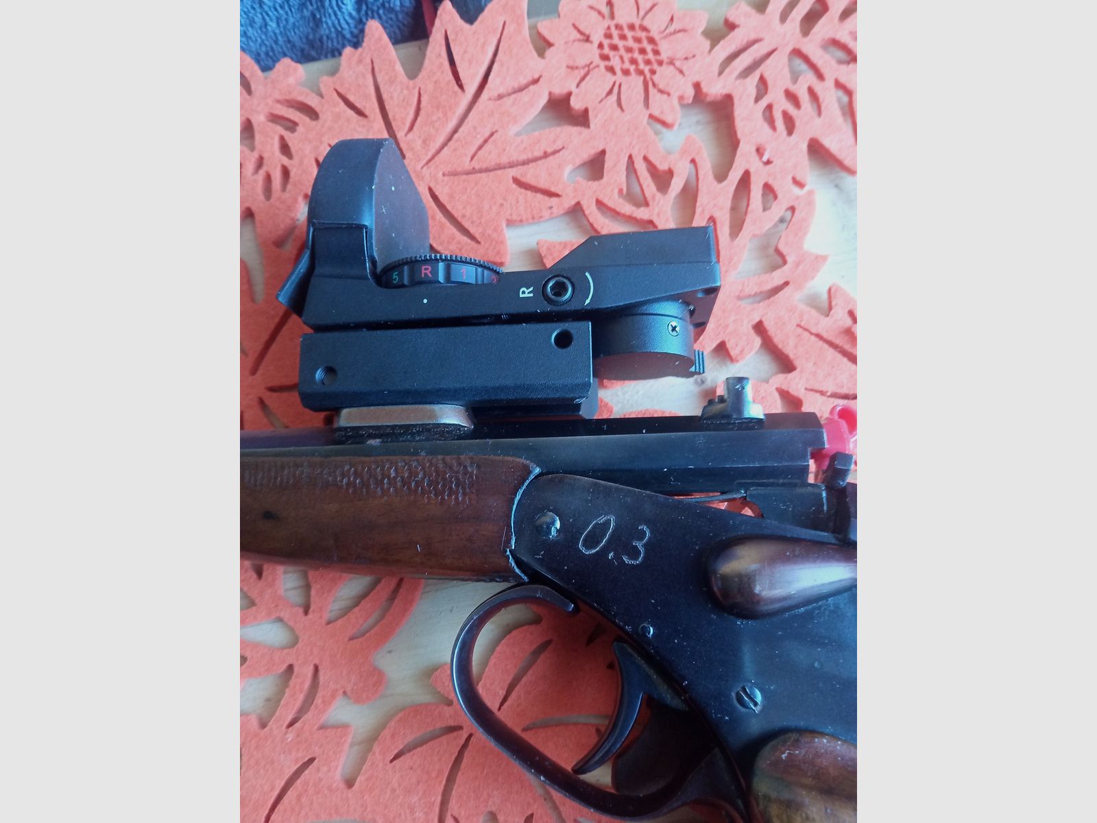 Einzellader Pistole 22 lr.