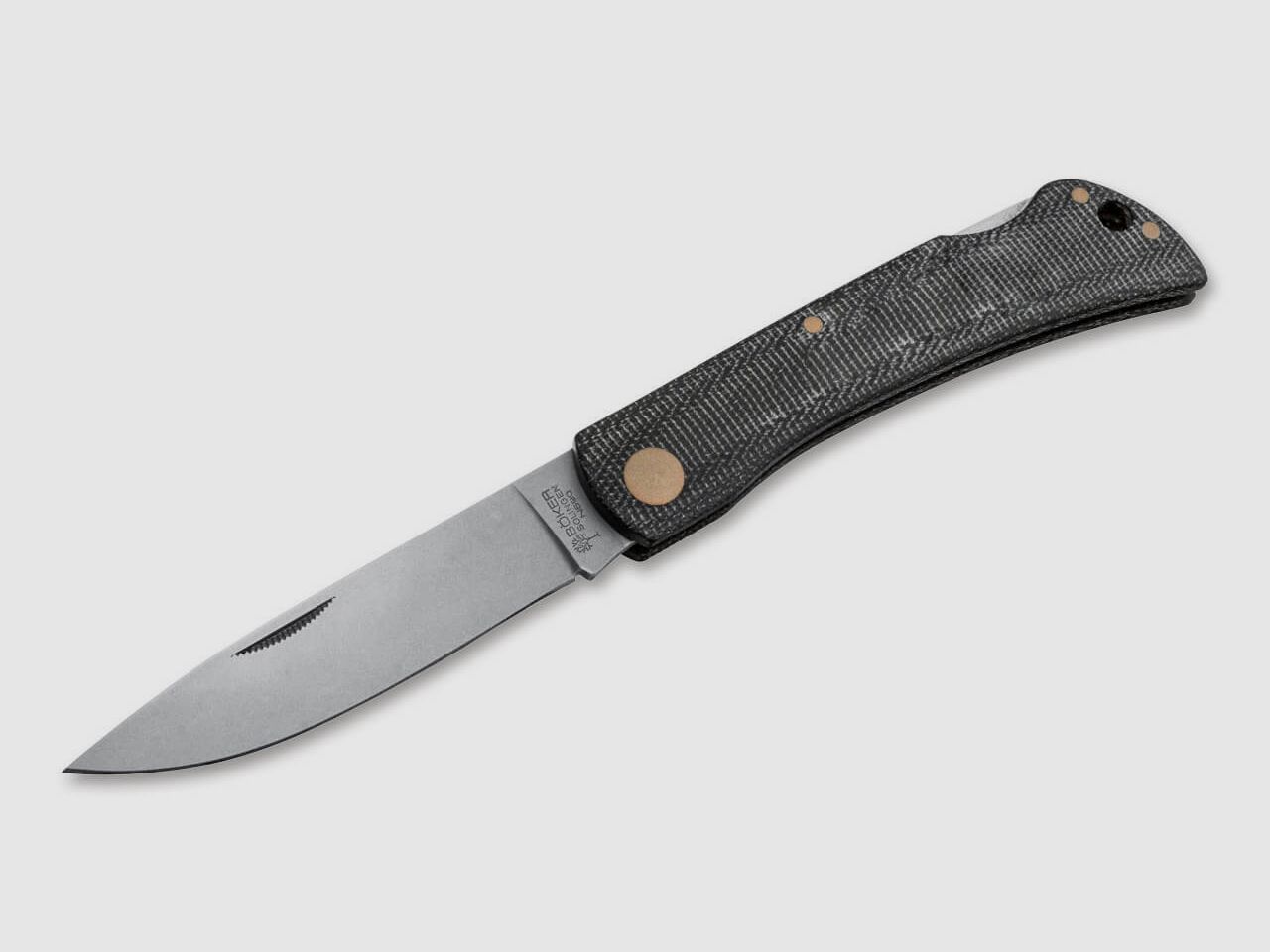 Böker Rangebuster Noir Cuivre Micarta N690