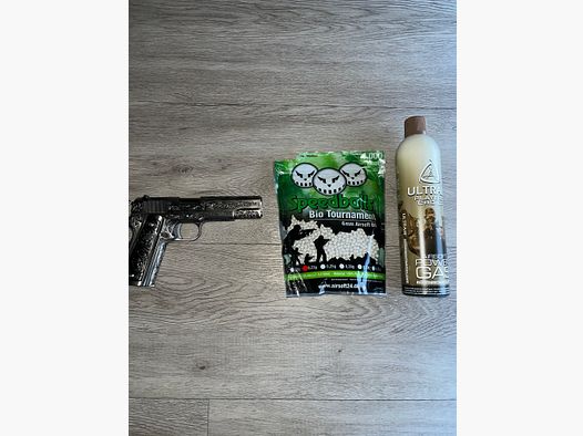  1911 GBB Vollmetall mit Gravuren