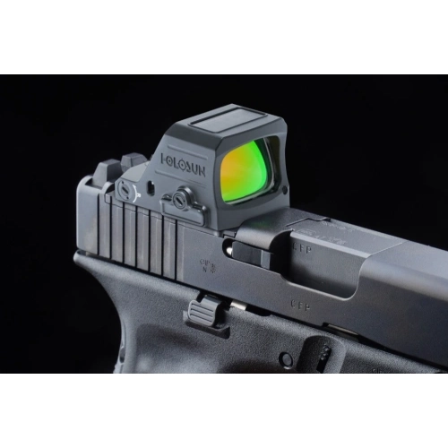 Holosun - Kolimator otwarty HS407C X3 - 2 MOA Red Dot - Solar Panel - Czarny - HS407C-X3-RD, zdjęcie 6 z 6