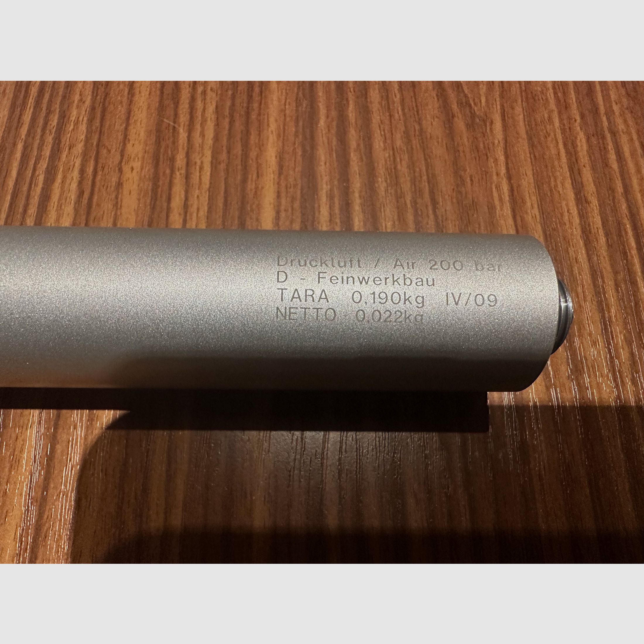 gebrauchte Kartusche Feinwerkbau Luftpistole P44