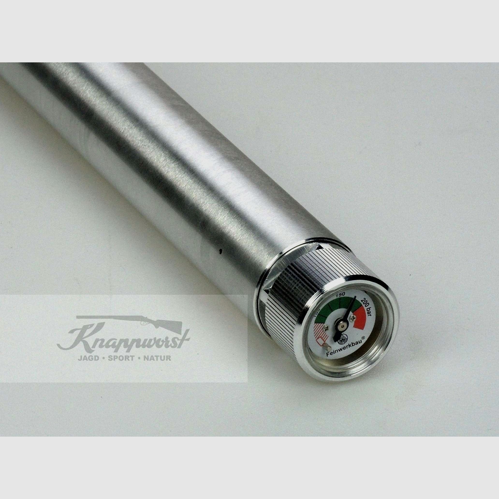 Cartucho de aire comprimido FWB LG largo Original FWB plateado