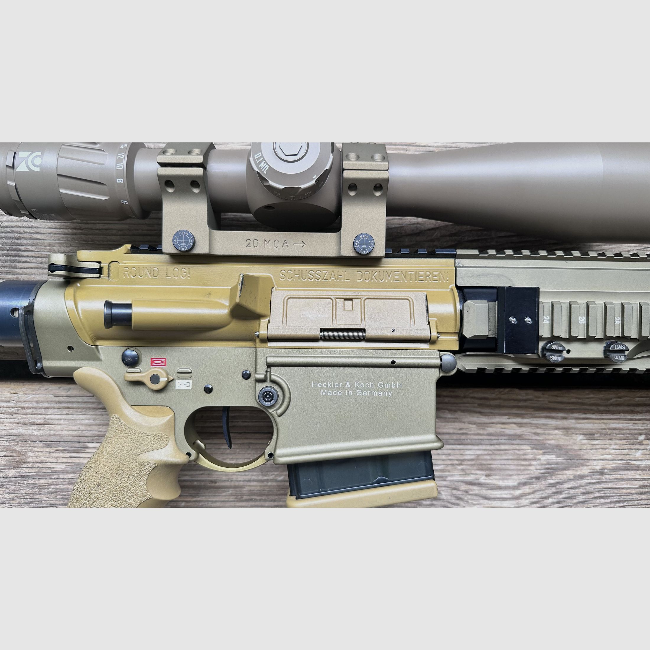 Heckler & Koch G 28 Z mit ZCO 527 Montage 20 MOA Zweibein Sinus Brake
