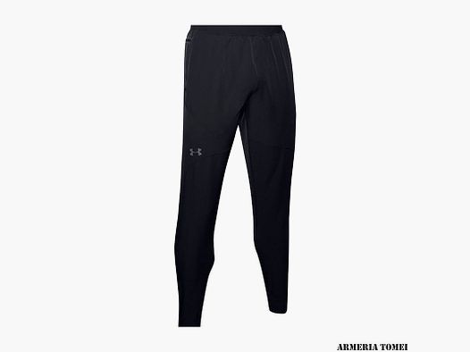 PANTS – UNDER ARMOUR – MEN – UNSTOPPABLE TAPERED PANTS Black / Pitch Gray – 001